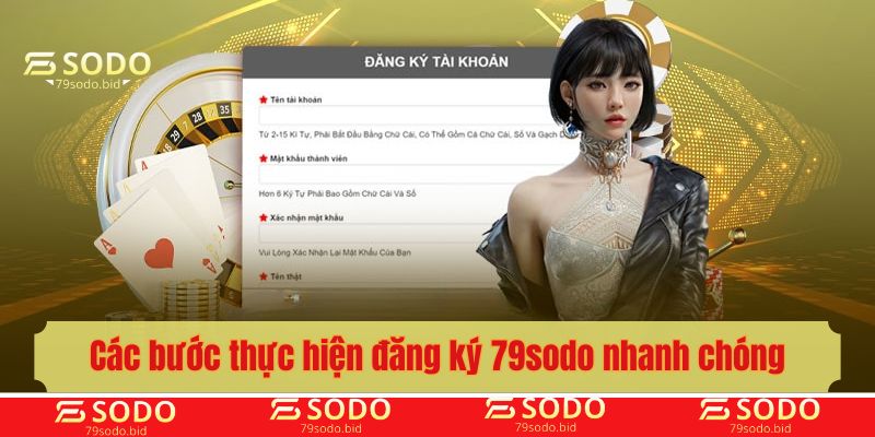 Các bước thực hiện đăng ký 79sodo nhanh chóng